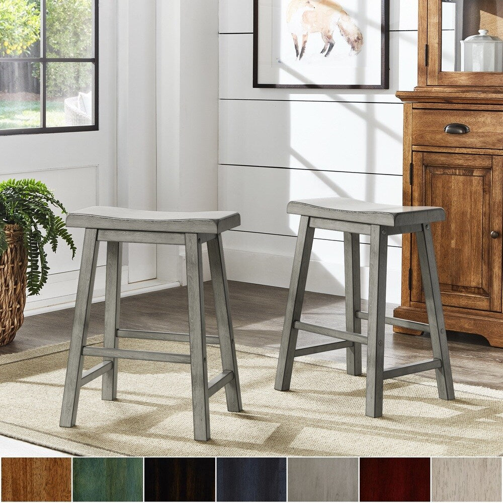 Salvador II Counter Backless Stools (Set of 2) by iNSPIRE Q Classic
