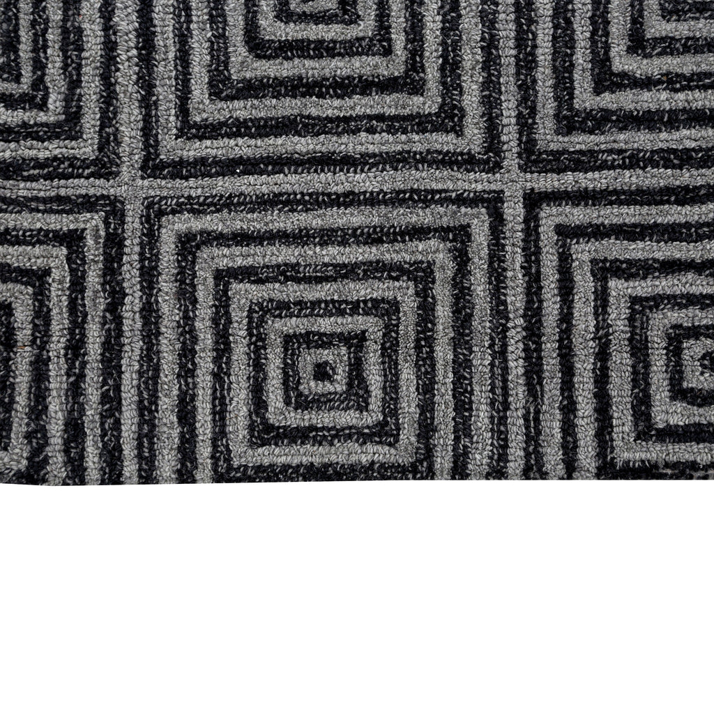 Tapis Sara de luxe fait main en laine abstraite George Towne Living