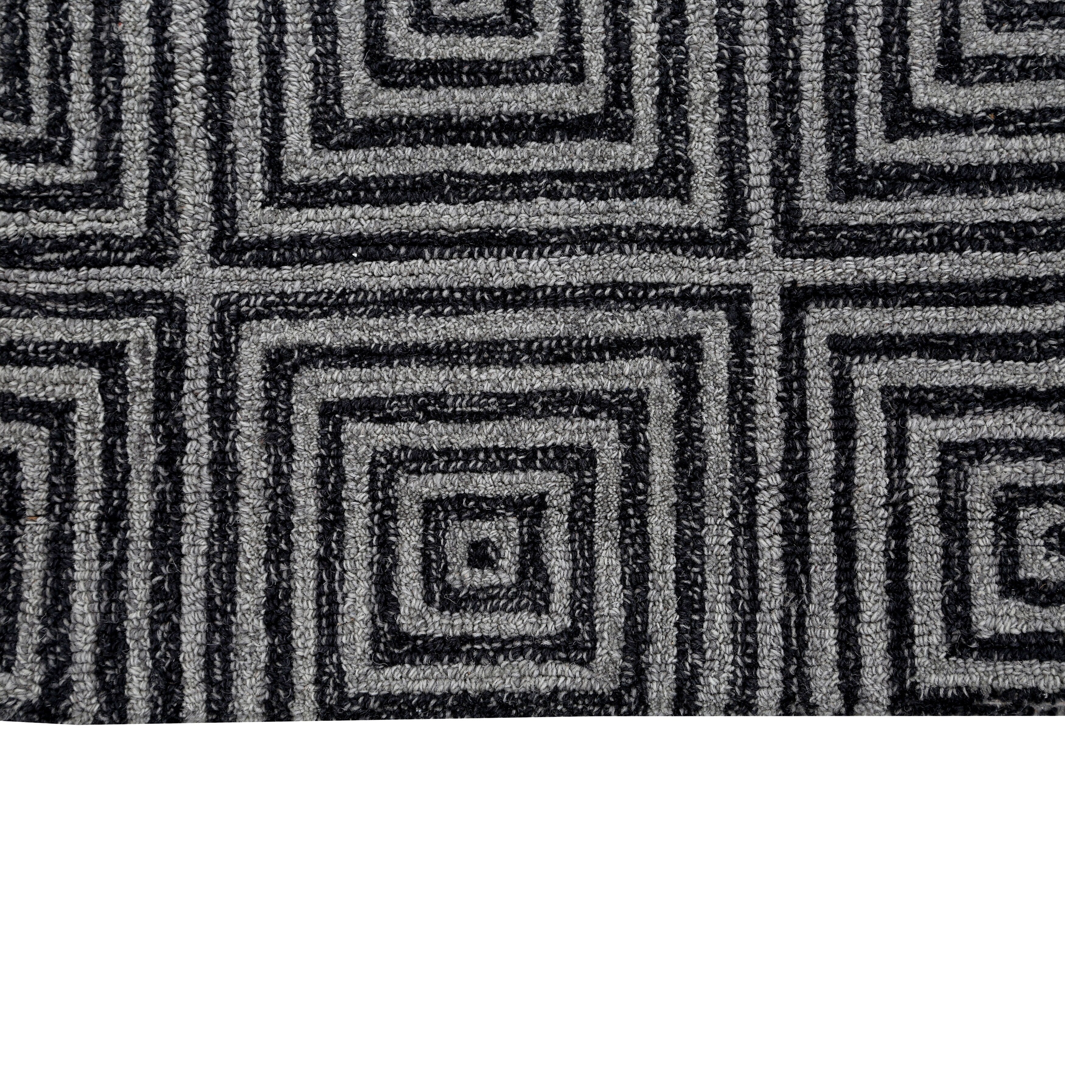 Tapis Sara de luxe fait main en laine abstraite George Towne Living