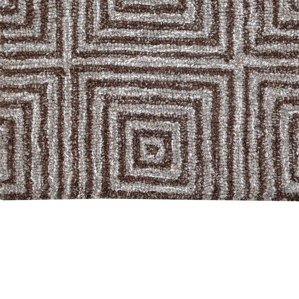 Tapis Sara de luxe fait main en laine abstraite George Towne Living