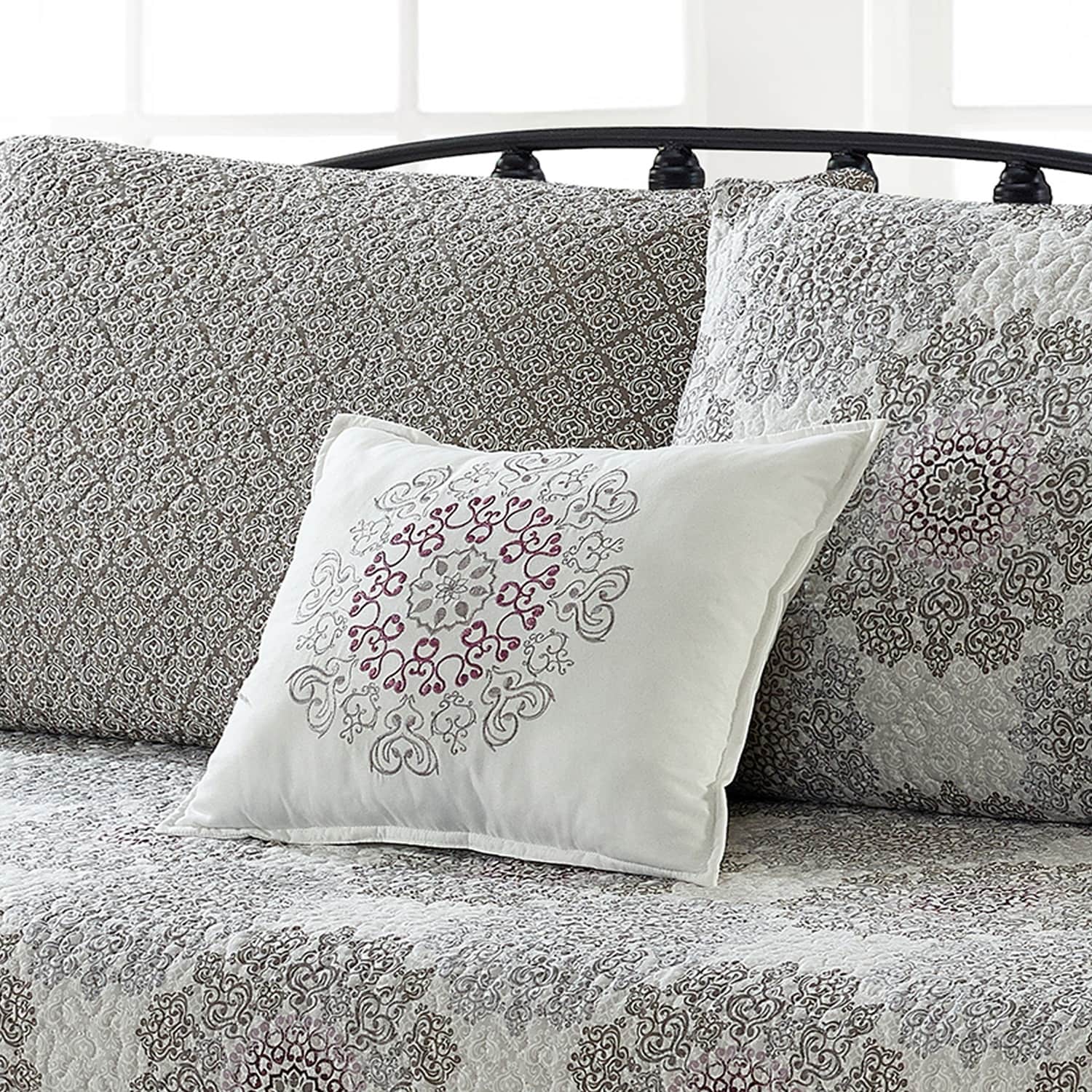 Serenta 6 Piece Cotton Blend Daybed Bedspread Coverlet Set - 75 x 39