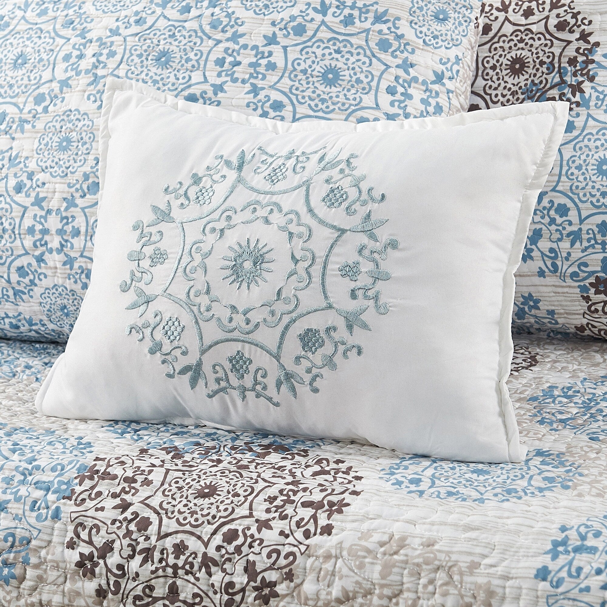 Serenta 6 Piece Cotton Blend Daybed Bedspread Coverlet Set - 75 x 39