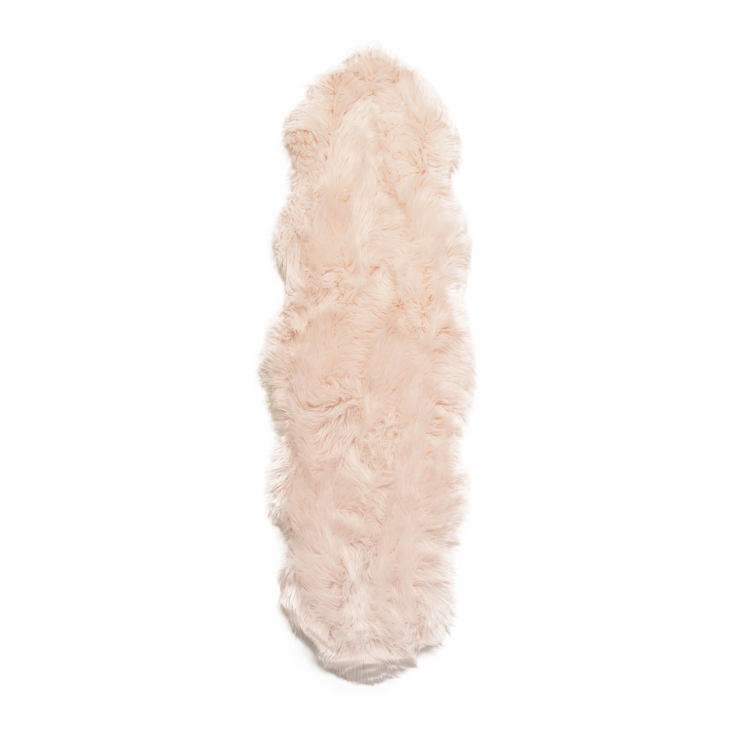 Silver Orchid Parrott Faux Fur Sheepskin Area Rug