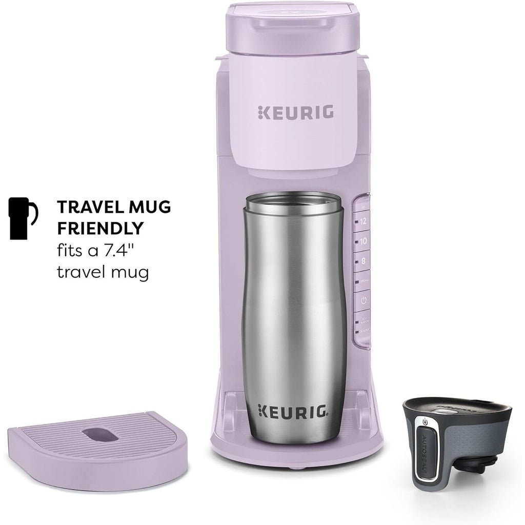 Cafetière K-Cup à dose unique, 3 tailles d'infusion, infusion forte, réservoir de 1,27 l, lavande