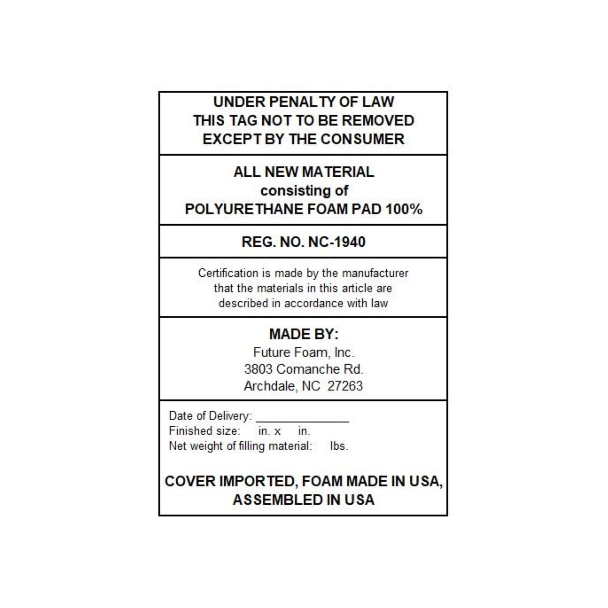 Matelas en mousse à mémoire de forme NRGel Signature de 14 po de Slumber Solutions