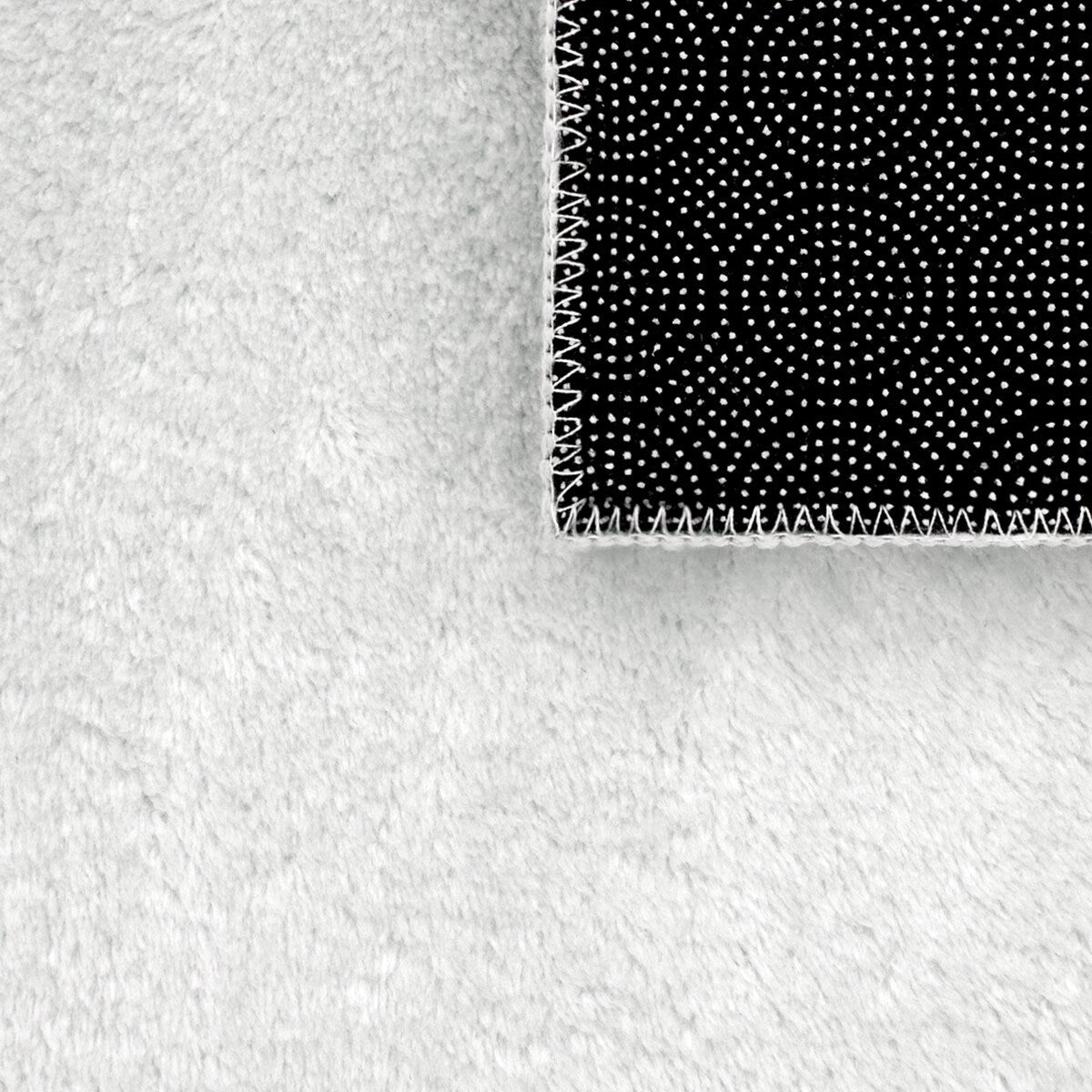 Soft Washable Area Rug with Anti-Slip Backing in solid Colors