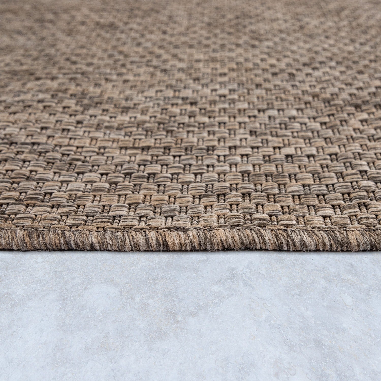 Variegated Waterproof Outdoor Rug for Patio