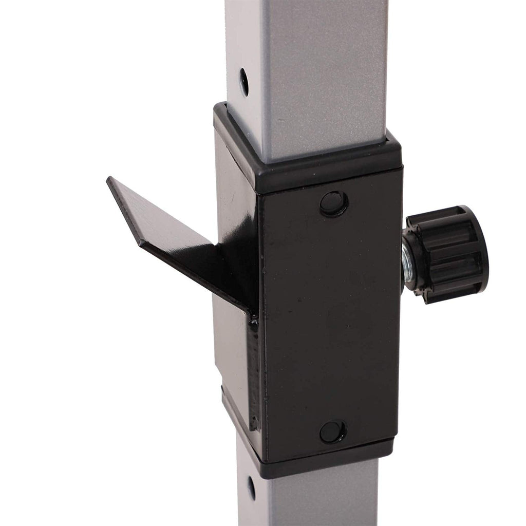 Support à squat/développé couché Soozier Steel 2 pièces à hauteur réglable - N/A