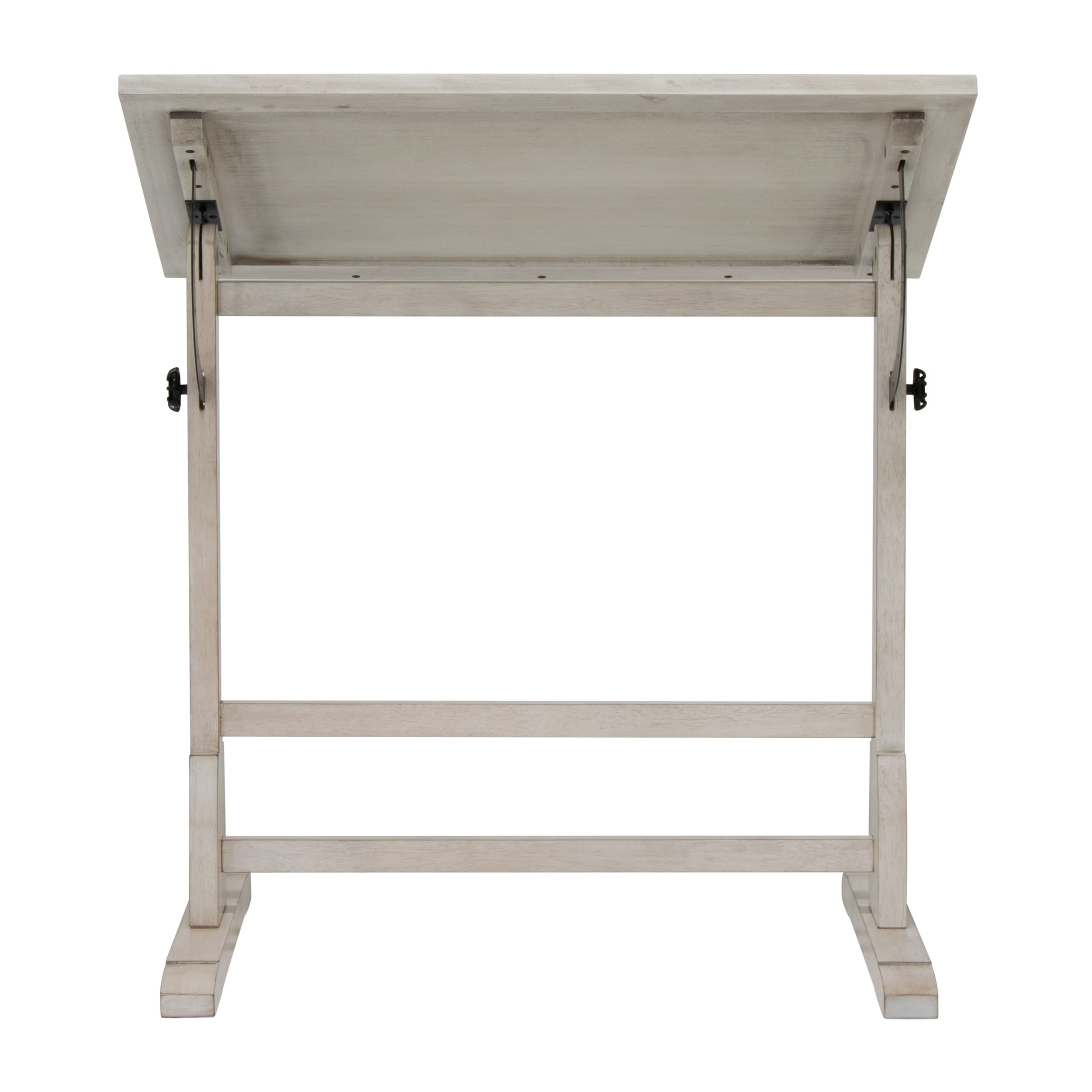 Table à dessin vintage en bois de 36 pouces avec plateau réglable en angle pour le dessin