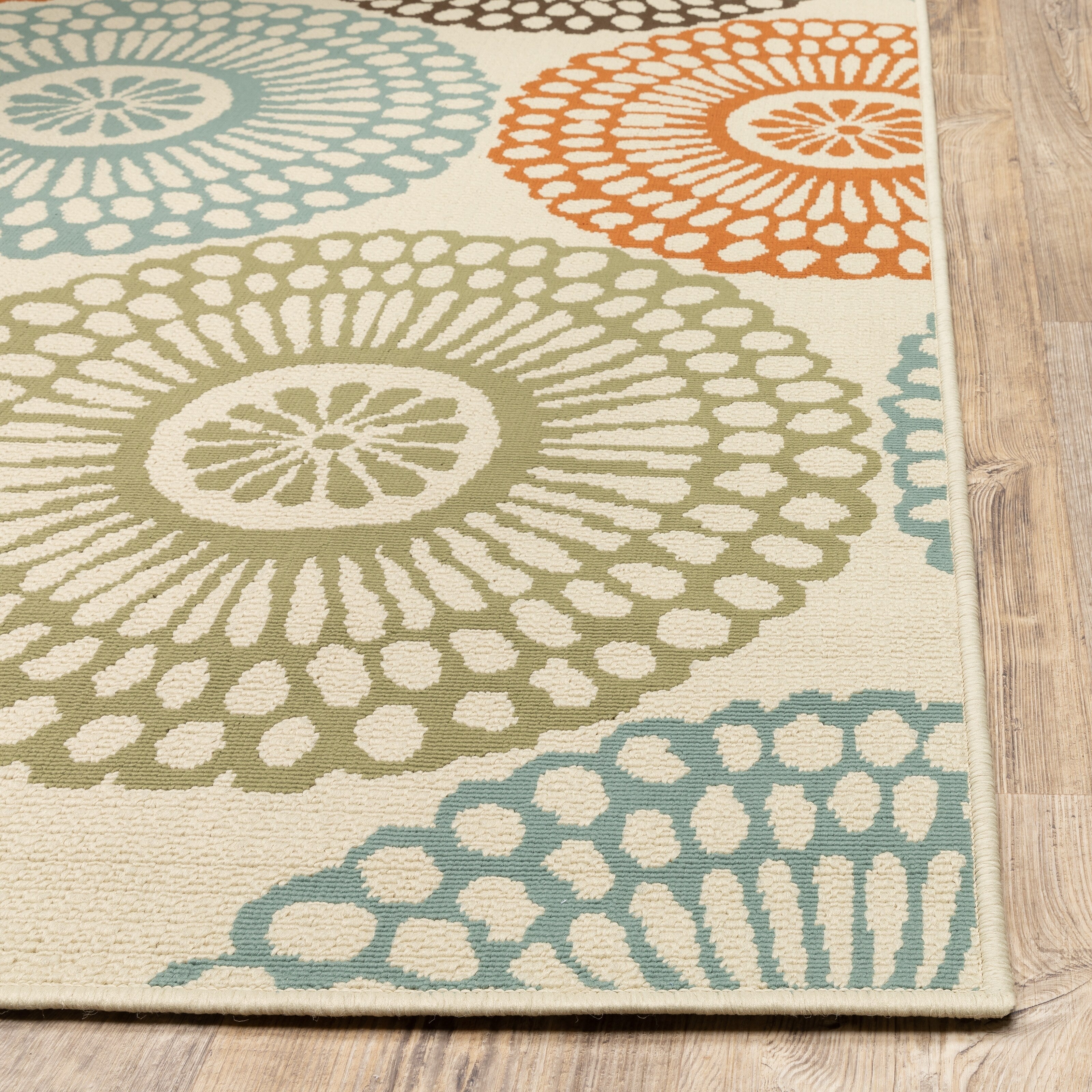 Vista Home Malta Medallions Multi-colored Indoor-Outdoor Rug