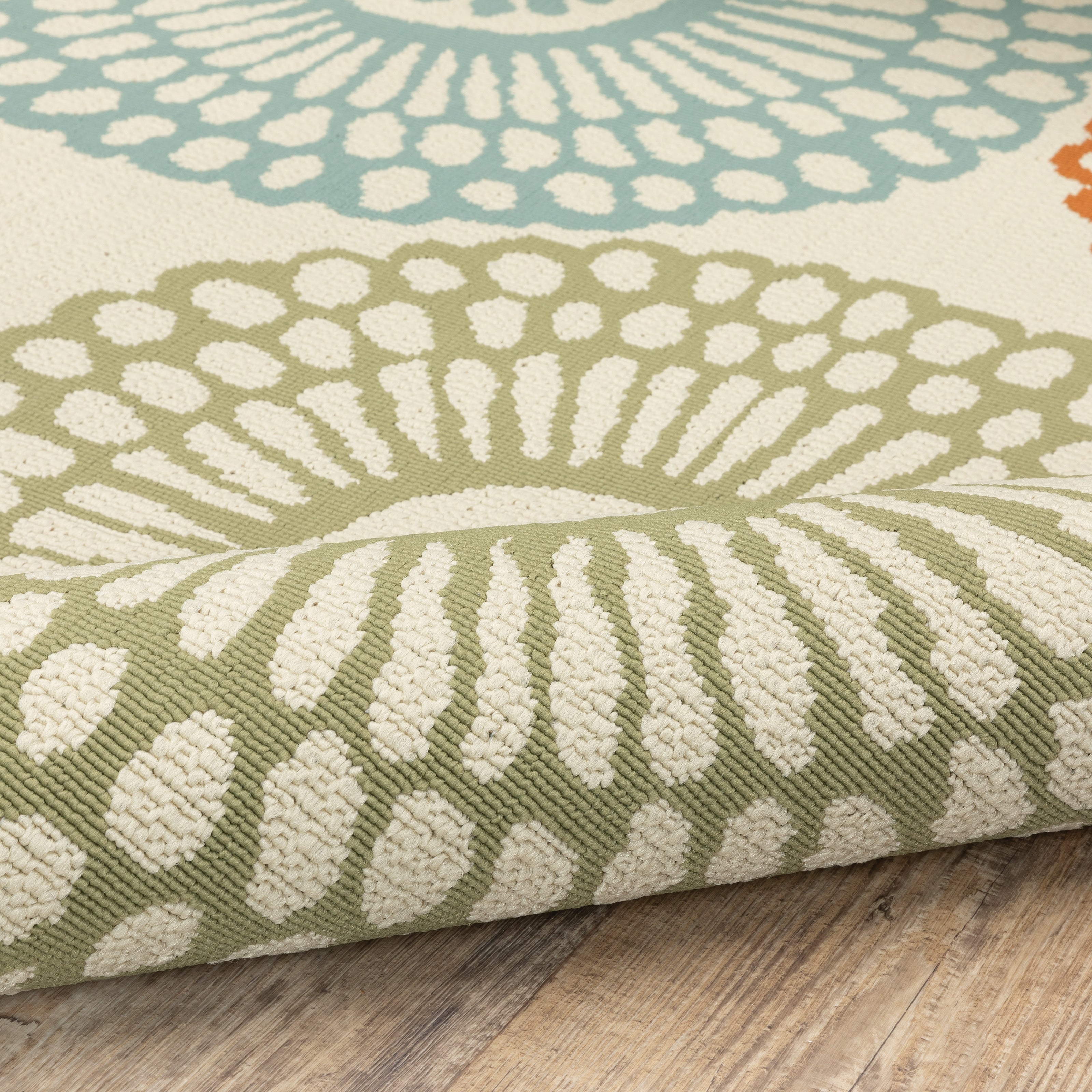 Vista Home Malta Medallions Multi-colored Indoor-Outdoor Rug