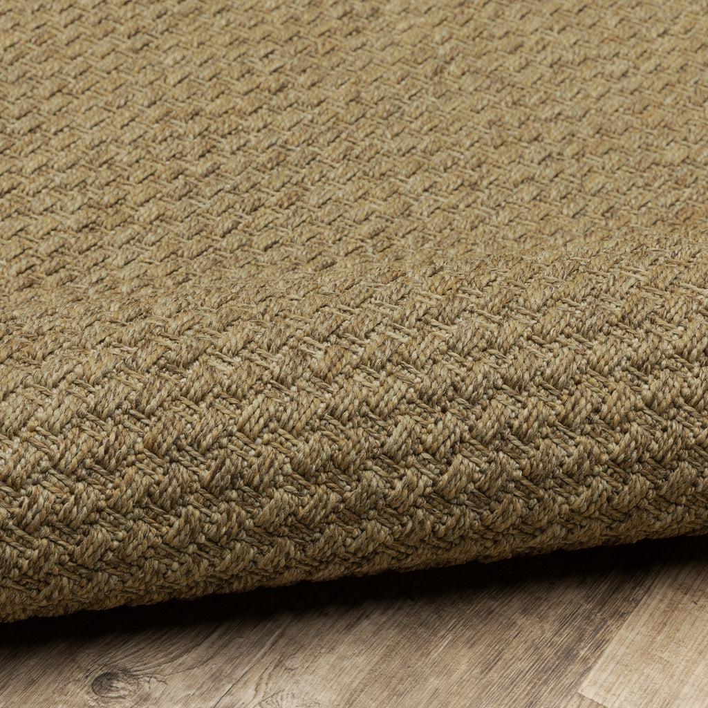 Style Haven Veranda Tonal Woven Basket Weave Indoor-Outdoor Rug