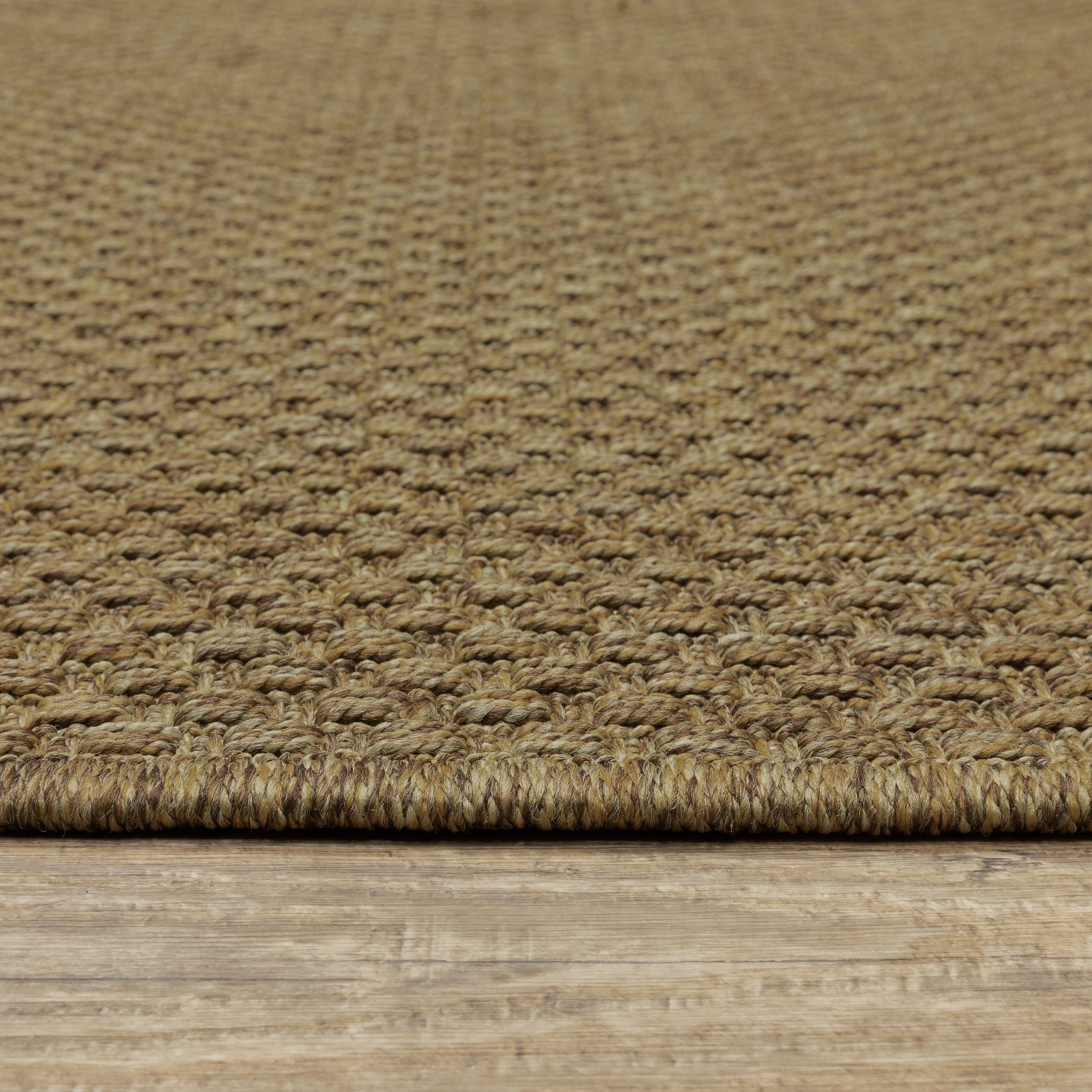 Style Haven Veranda Tonal Woven Basket Weave Indoor-Outdoor Rug