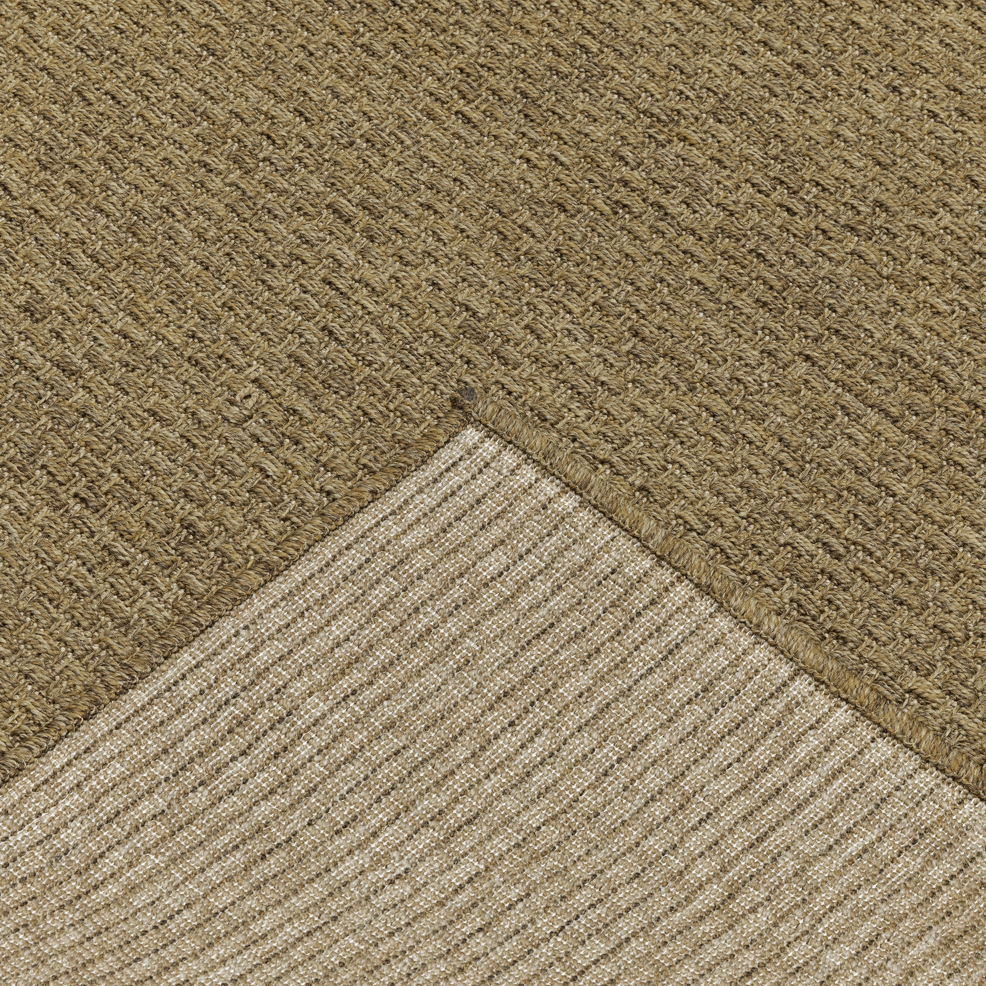 Style Haven Veranda Tonal Woven Basket Weave Indoor-Outdoor Rug