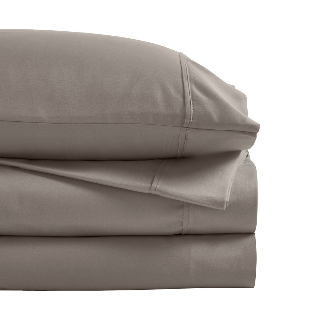 Superior Cotton Blend 1200 Thread Count Solid Deep Pocket Bed Sheet Set