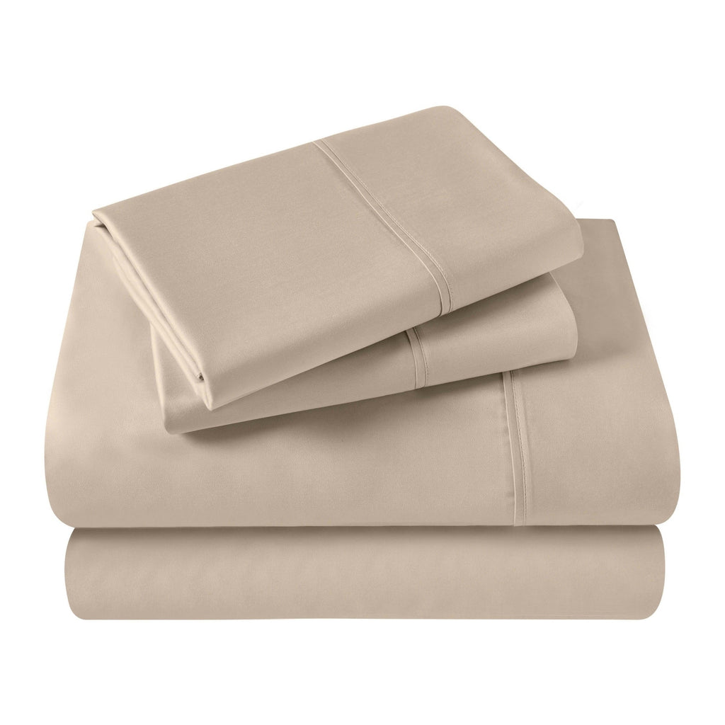 Superior Egyptian Cotton 400 Thread Count Solid Deep Pocket Bed Sheet Set