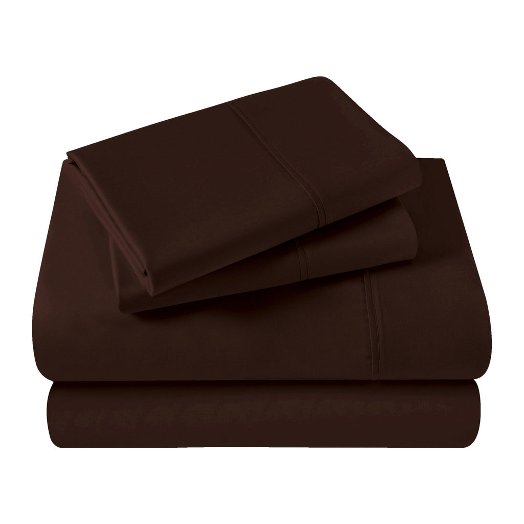 Superior Egyptian Cotton 400 Thread Count Solid Deep Pocket Bed Sheet Set