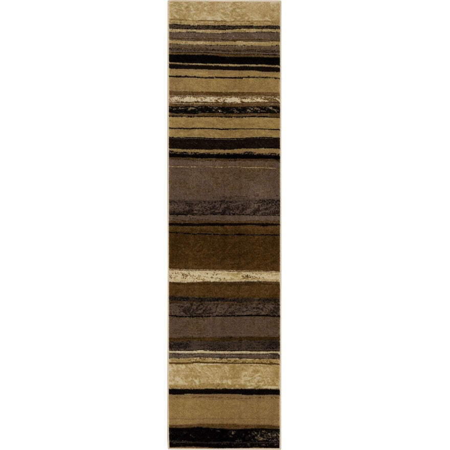 The Curated Nomad Sultan Multicolor Striped Boho Area Rug