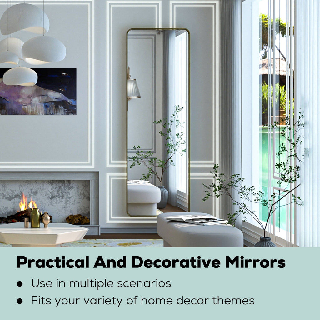 Miroir mural de salle de bain moderne à cadre en métal TokeShimi