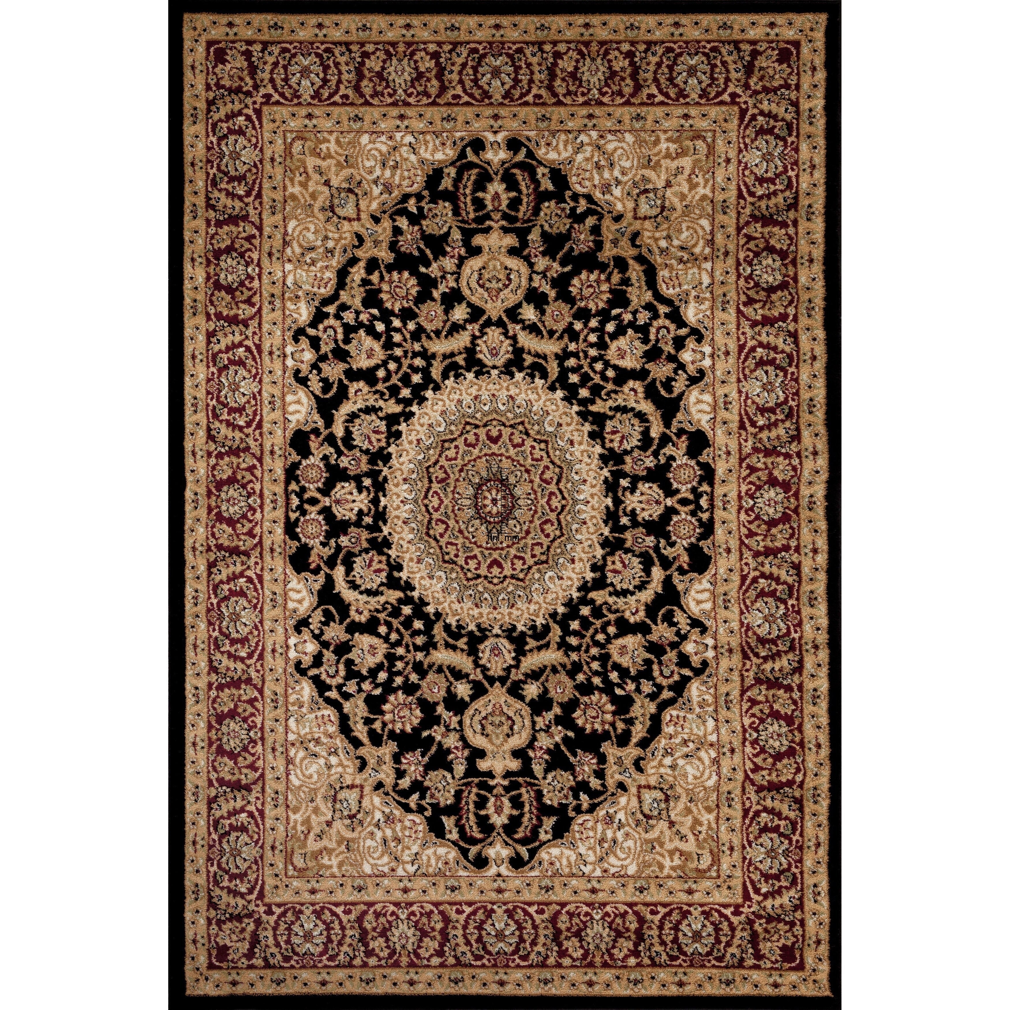 World Rug Gallery Traditional Oriental Medallion Area Rug