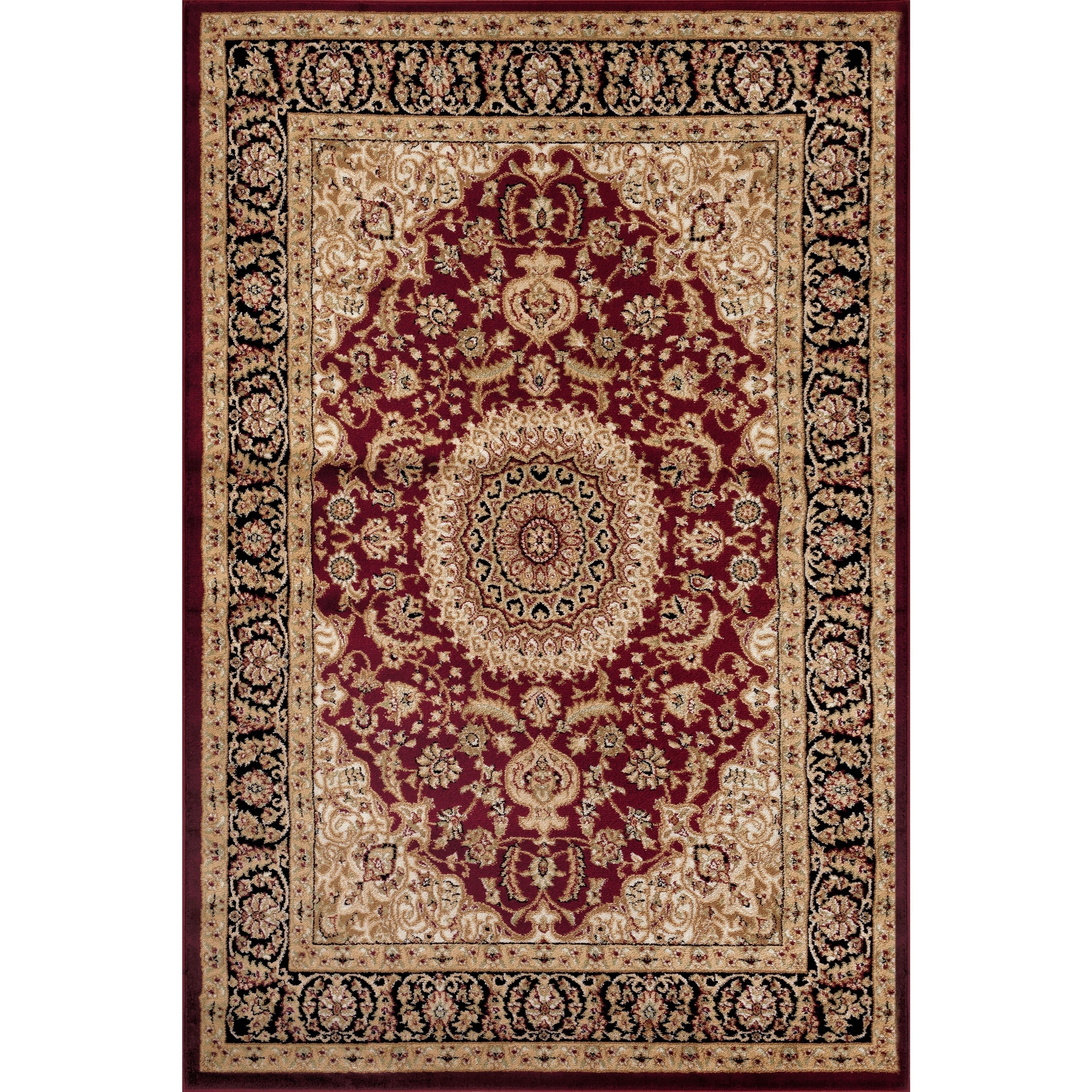 World Rug Gallery Traditional Oriental Medallion Area Rug