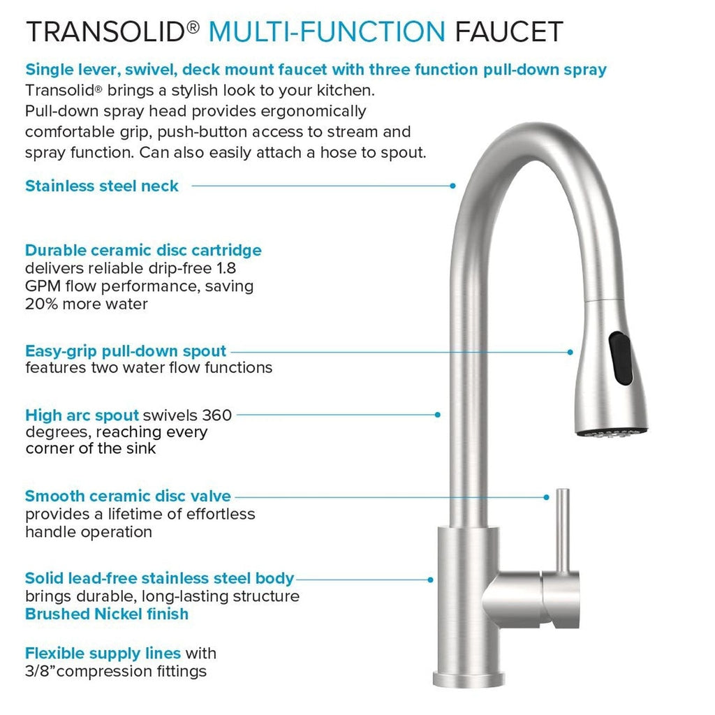Évier de buanderie et lavabo en acier inoxydable Transolid EWS-2422S de 24 po de largeur x 22 po de profondeur x 35 po de hauteur - 24 po x 22 po