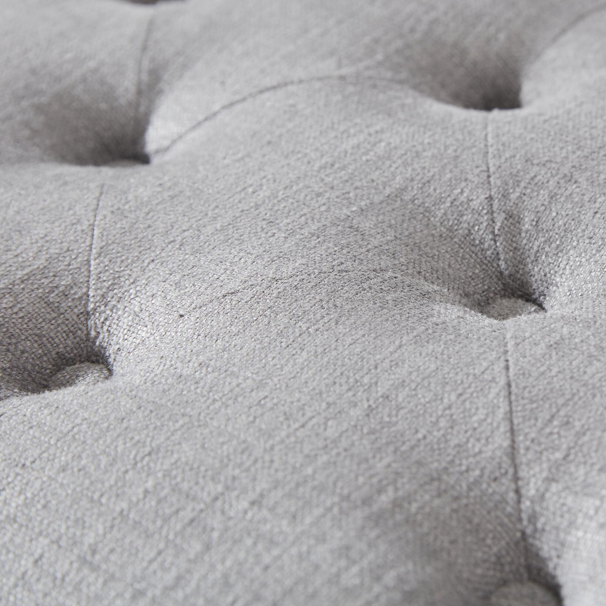 Tufted Storage Ottoman Bench, Rectangular Footstool