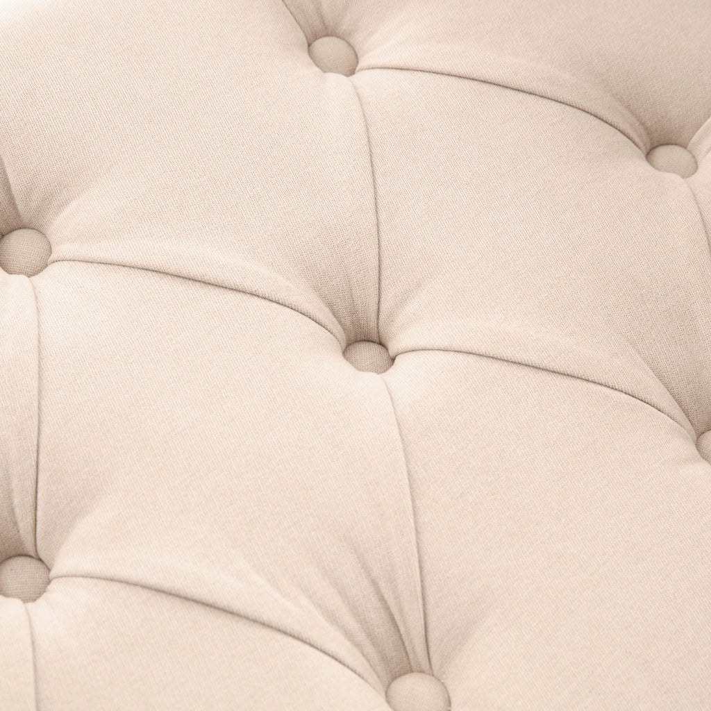 Banc de rangement rembourré, banc d'entrée avec dessus rabattable touffeté, 50,4 pouces