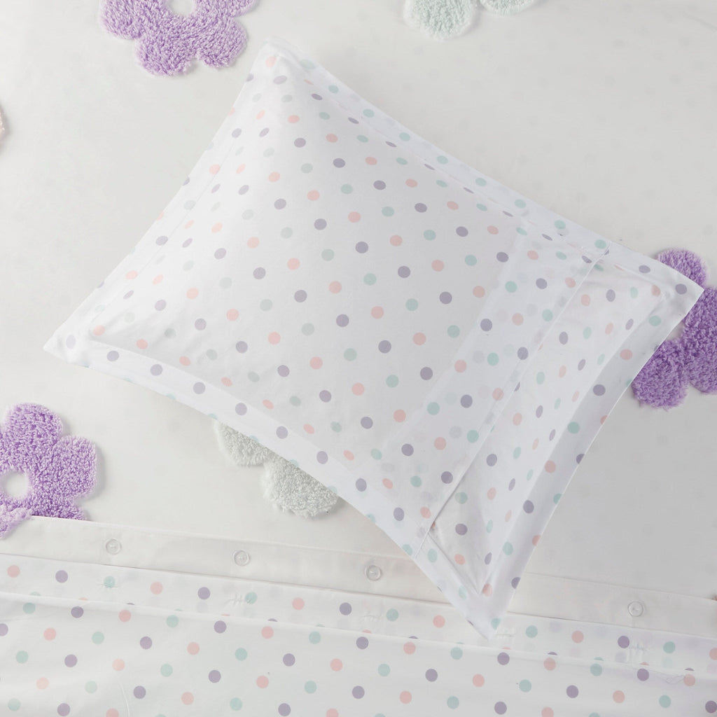 Intelligent Design Kids Madeline Floral Reversible Tufted Chenille Duvet Cover Set