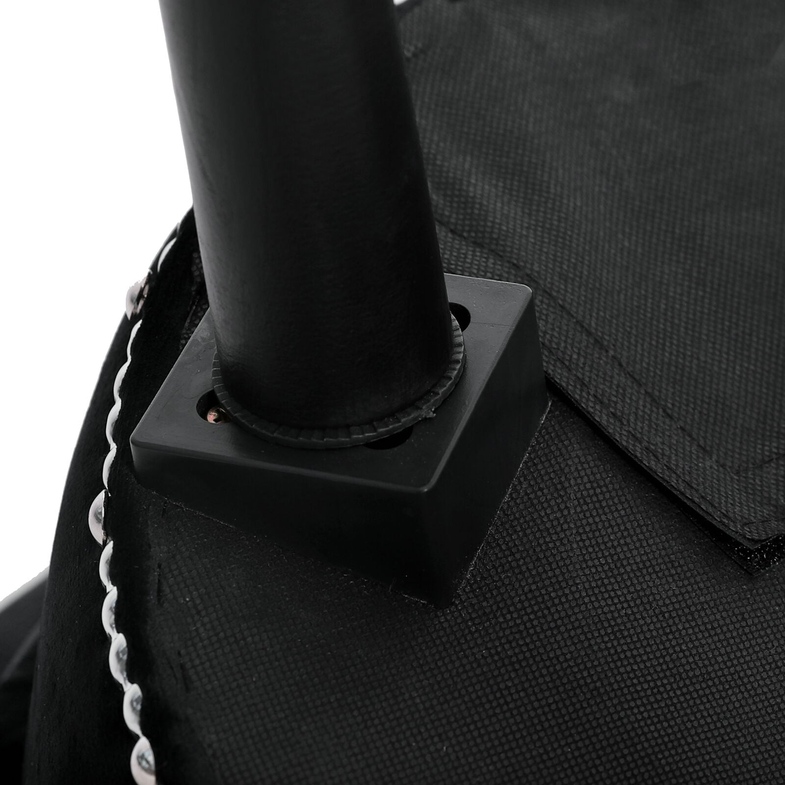 VEIKOUS Makeup Vanity Stool Chair with Low Back and Wood Legs-17.3 x 15.7 x 25.1