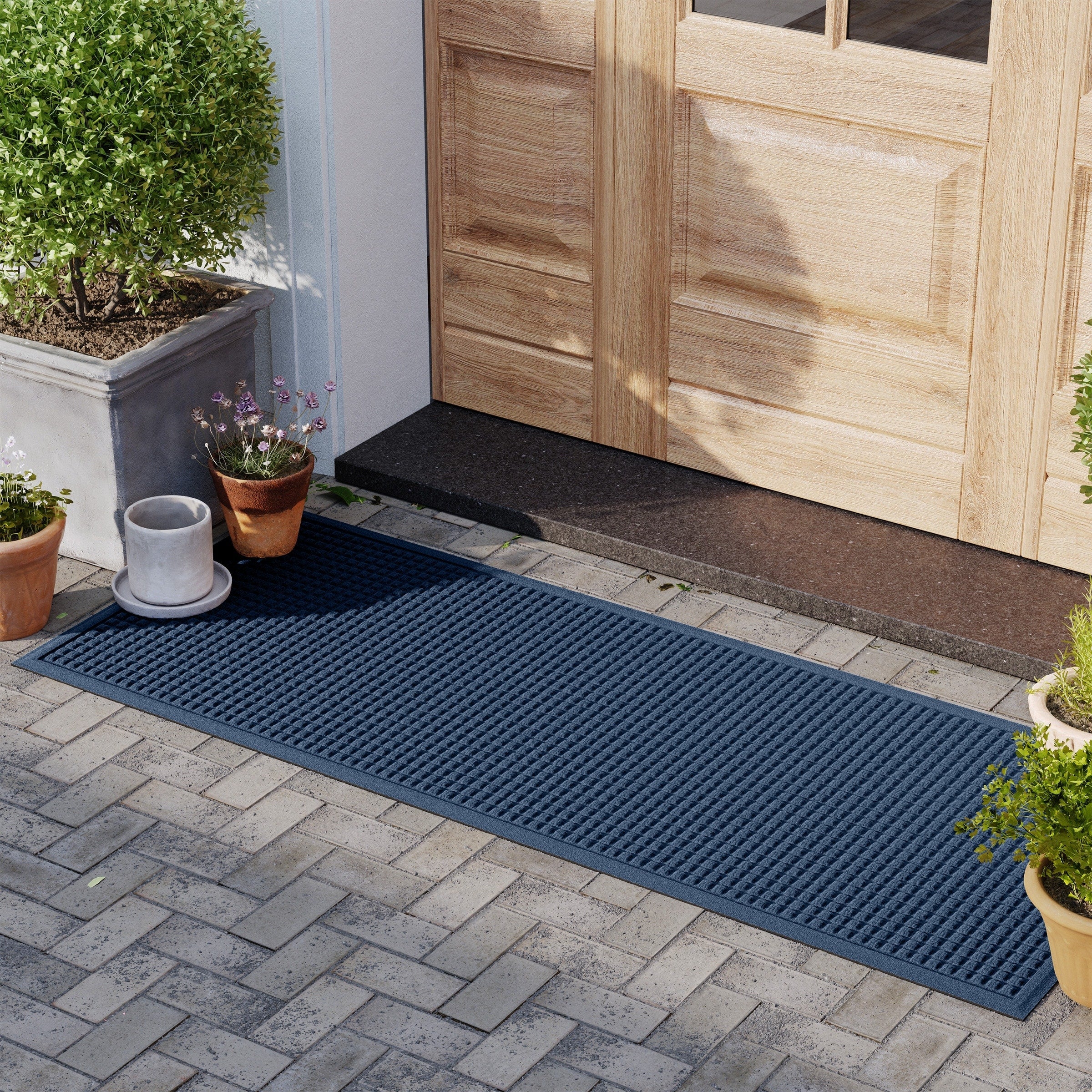 WaterHog Squares Indoor Outdoor Door Mat