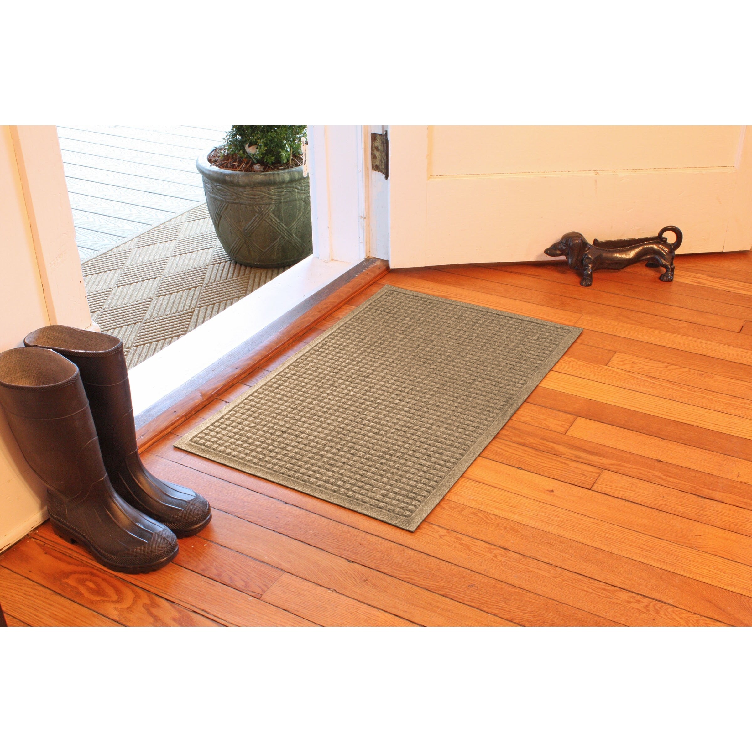 WaterHog Squares Indoor Outdoor Door Mat