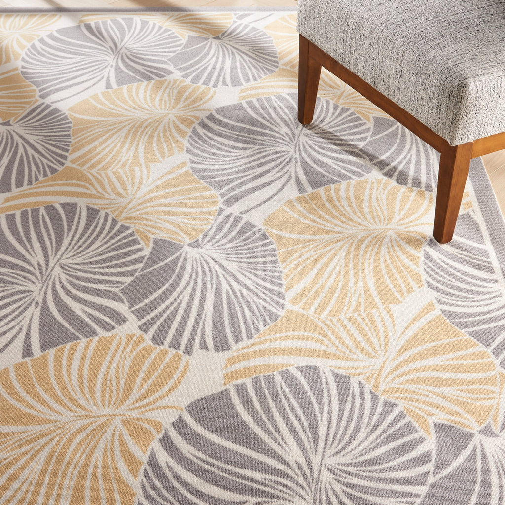 Waverly Sun N' Shade Modern Botanical Indoor/Outdoor Area Rug