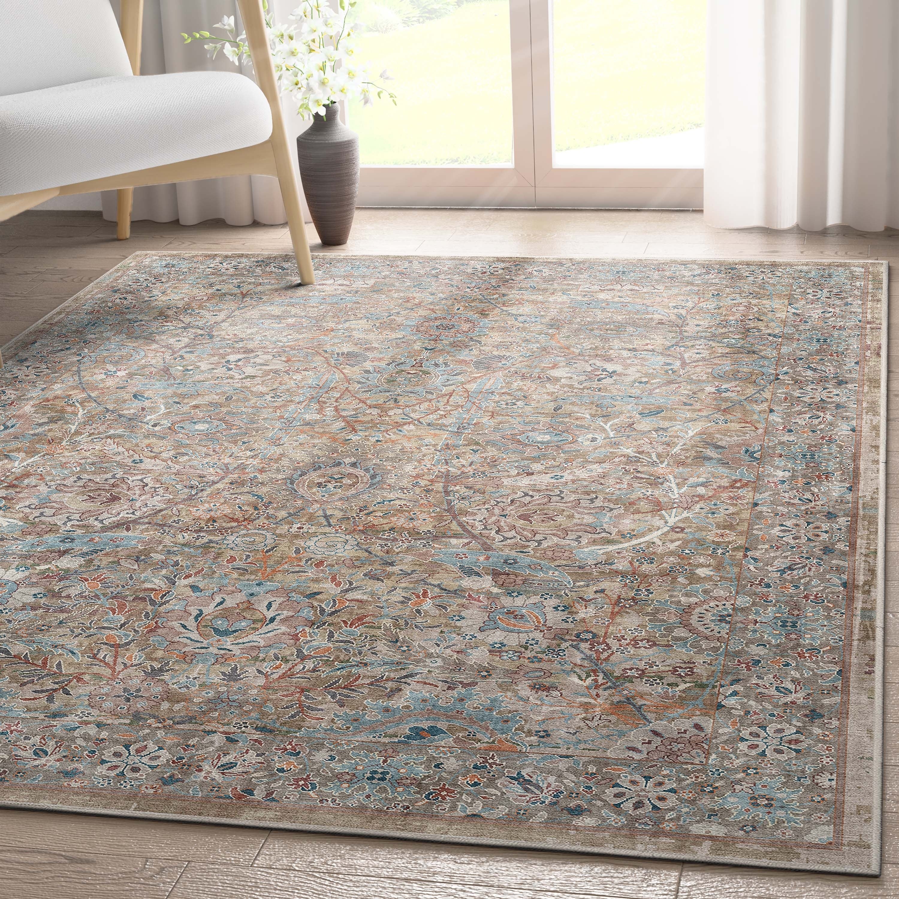 Well Woven Asha Vintage Emilia Flat-Weave Area Rug