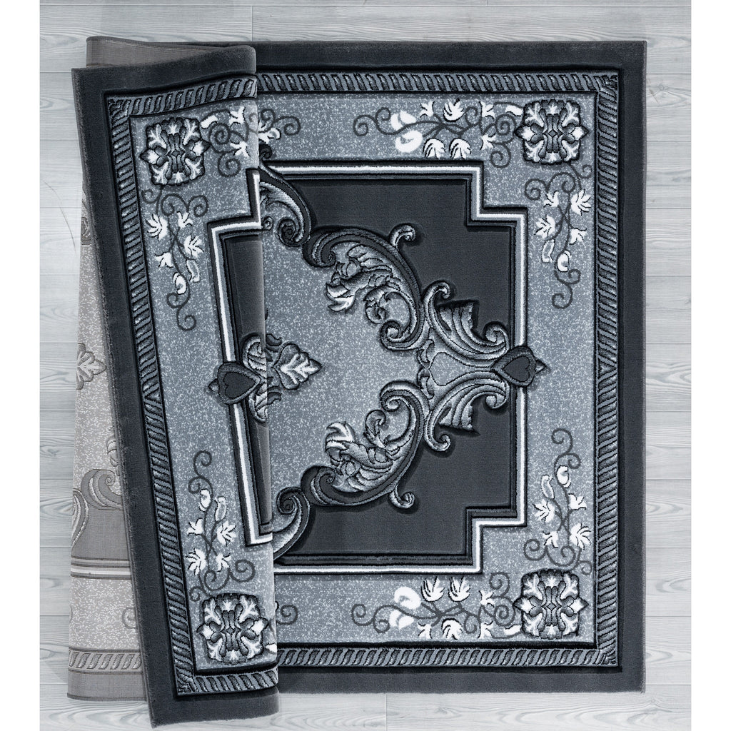 Tapis de salon Porch &amp; Den Curry sculpté à la main