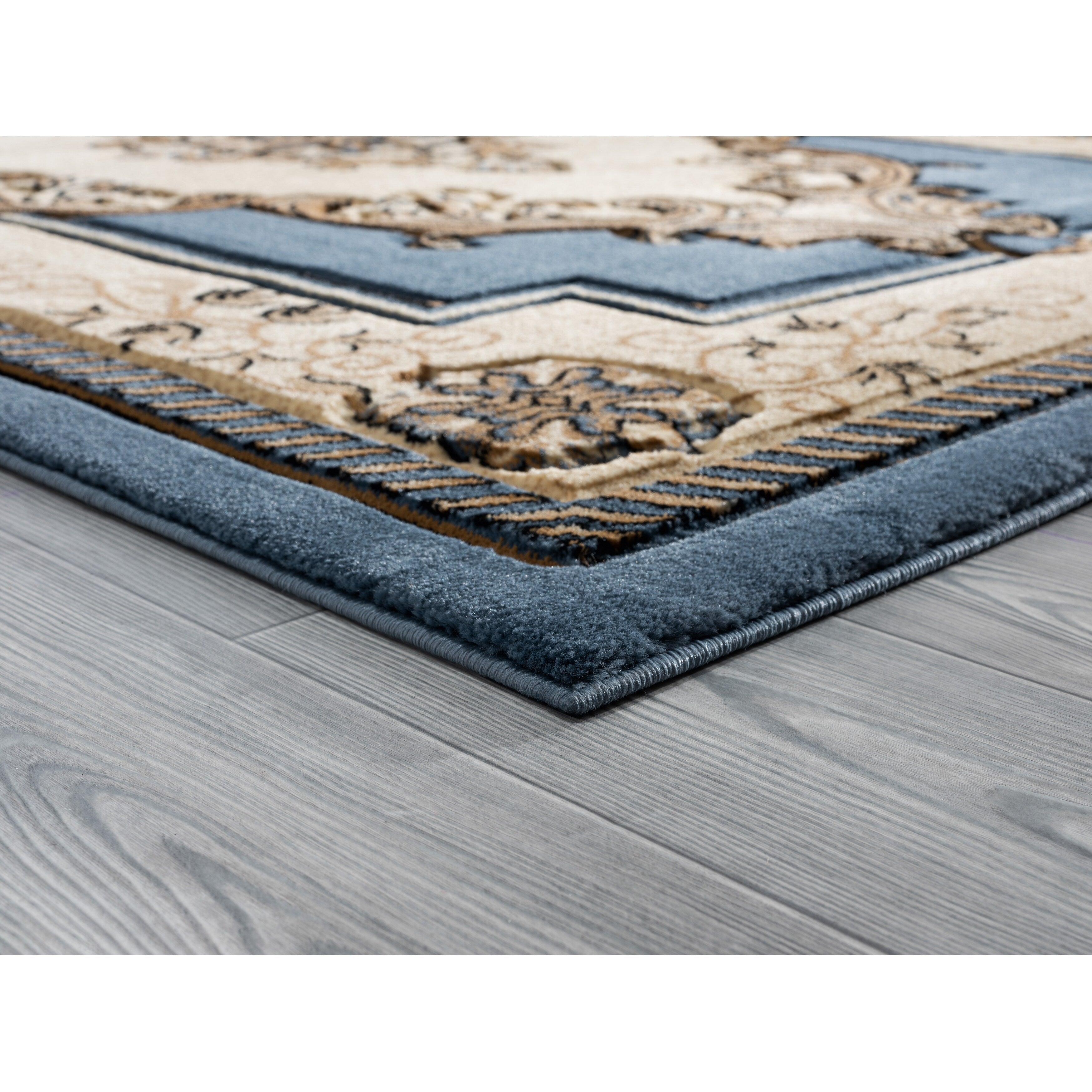 Tapis de salon Porch &amp; Den Curry sculpté à la main