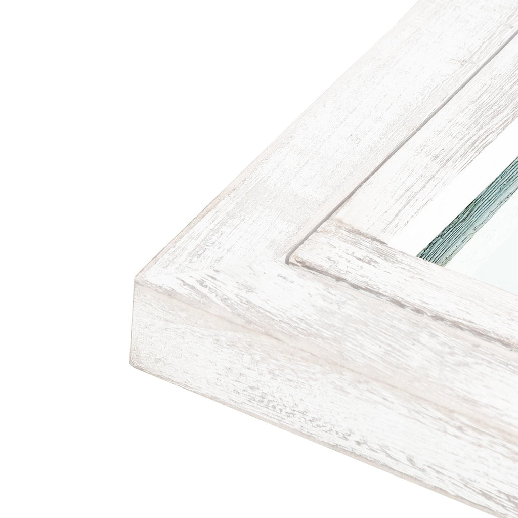 Miroir de fenêtre en bois arqué 71'' L x 31'' l