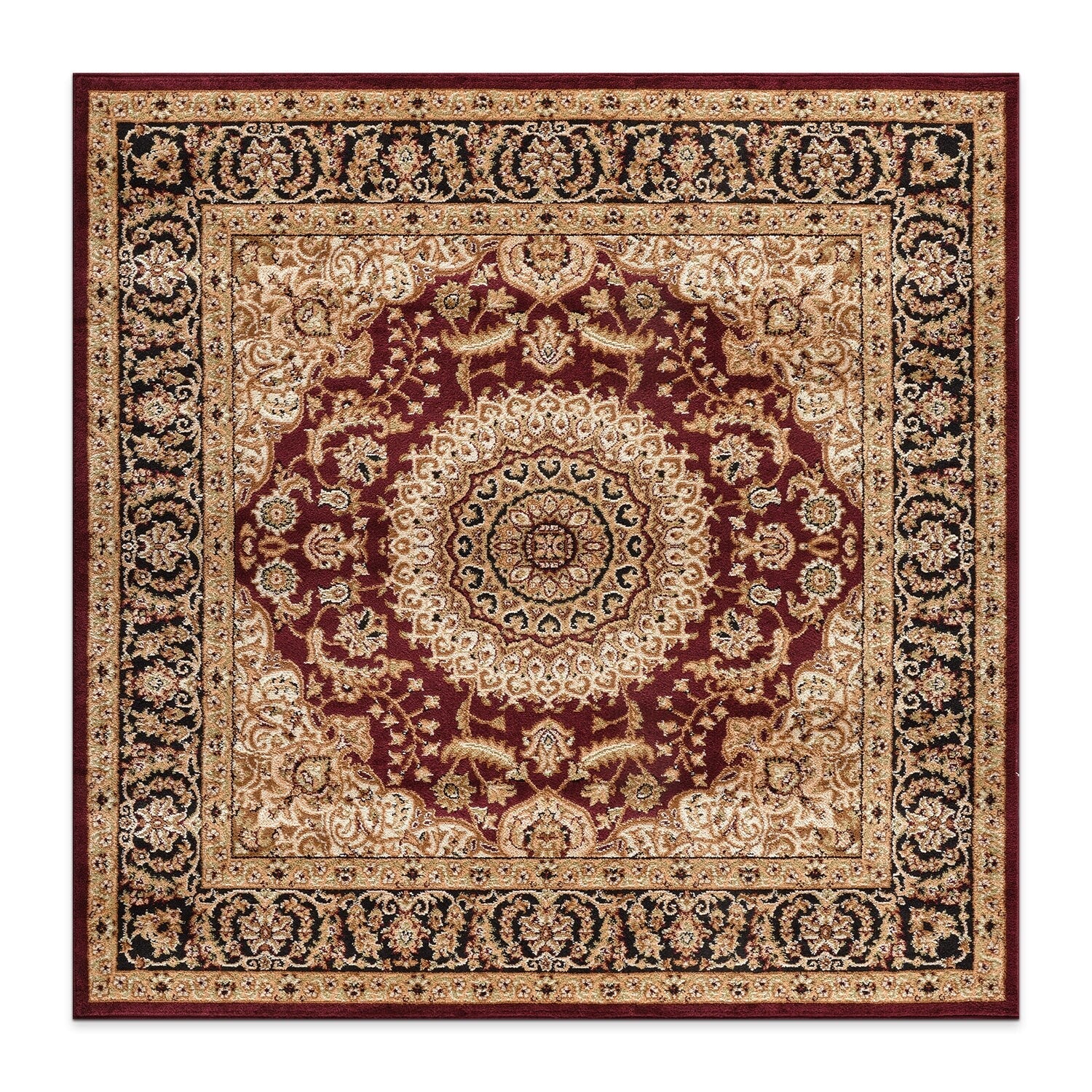 World Rug Gallery Traditional Oriental Medallion Area Rug