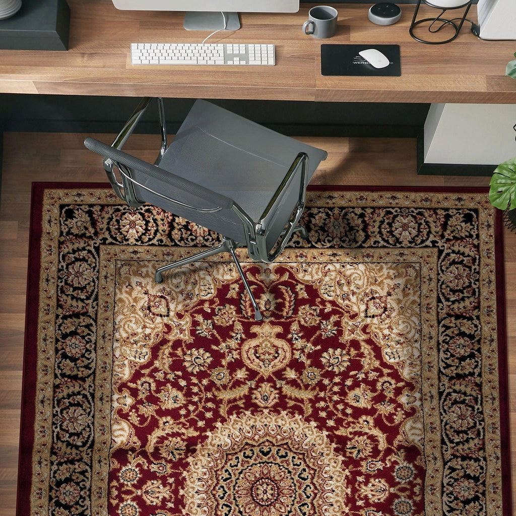 World Rug Gallery Traditional Oriental Medallion Area Rug