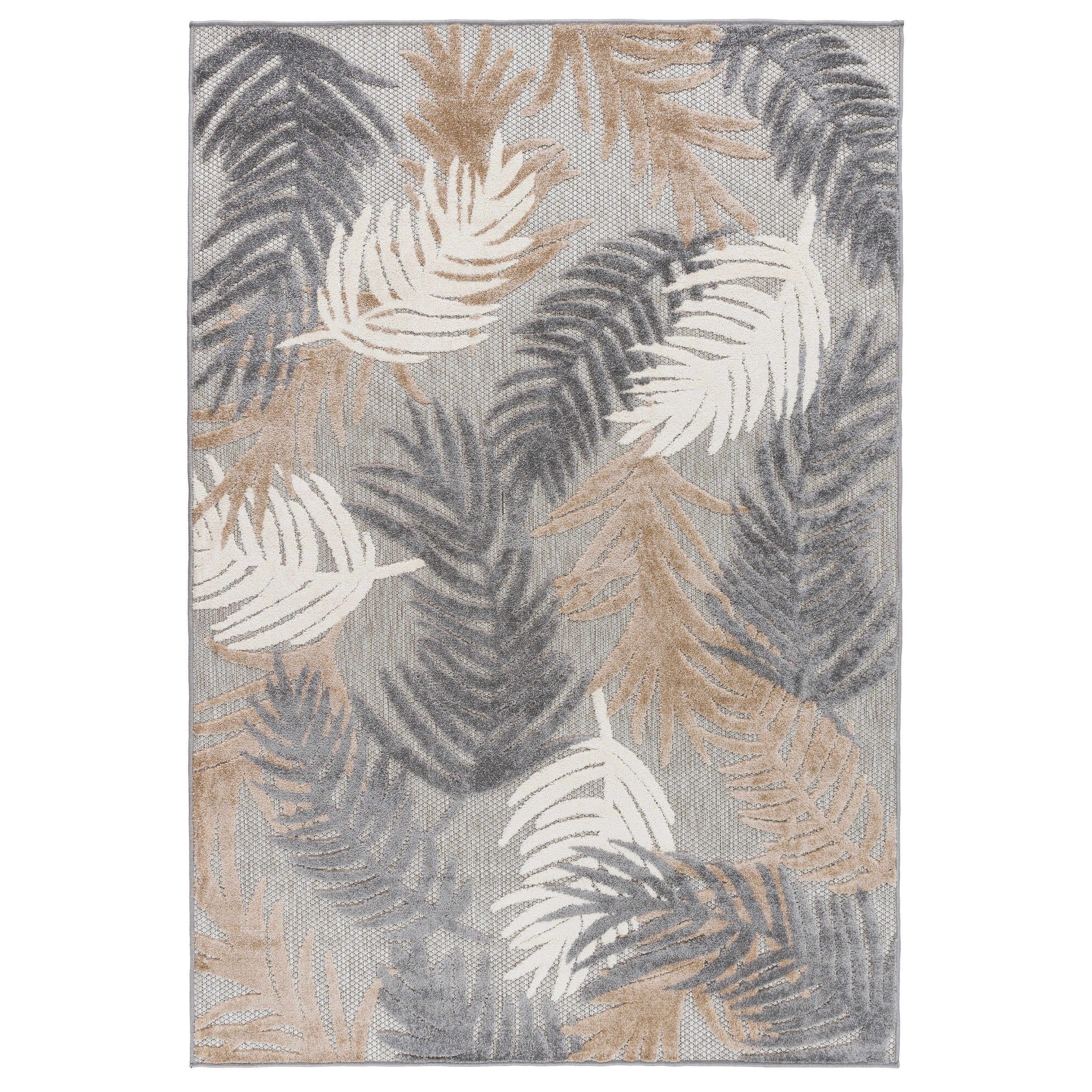 World Rug Gallery Tropical Floral Modern Indoor/Outdoor Area Rug