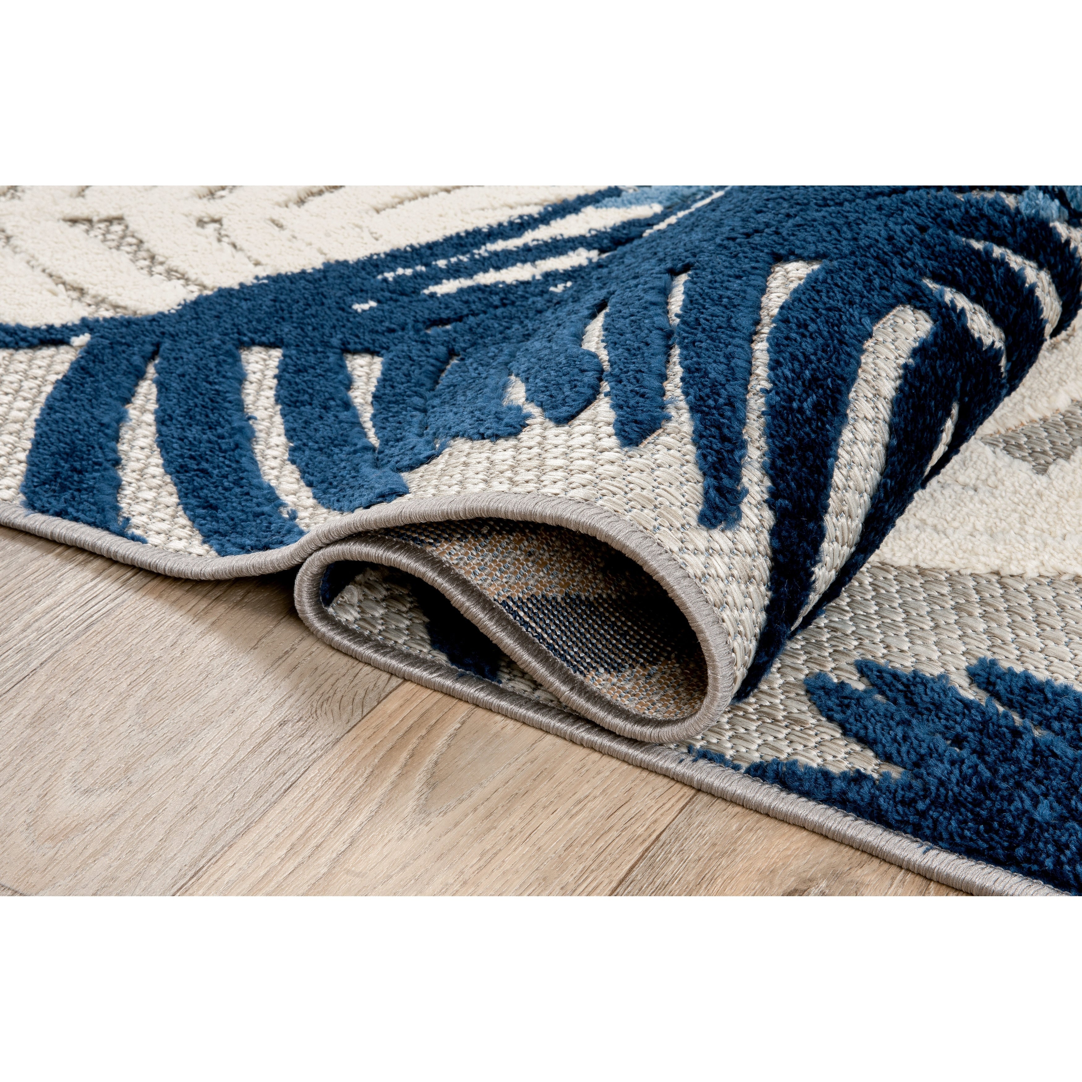 World Rug Gallery Tropical Floral Modern Indoor/Outdoor Area Rug