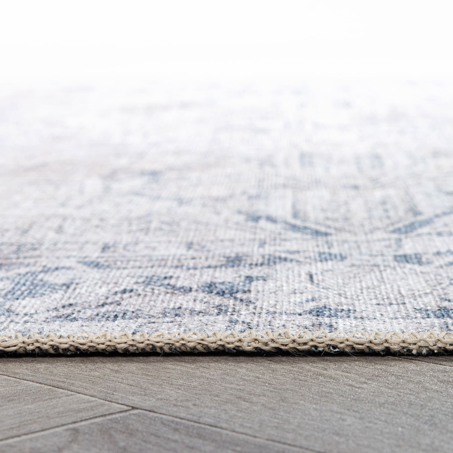 World Rug Gallery Vintage Boho Medallion Machine Washable Non Slip Area Rug